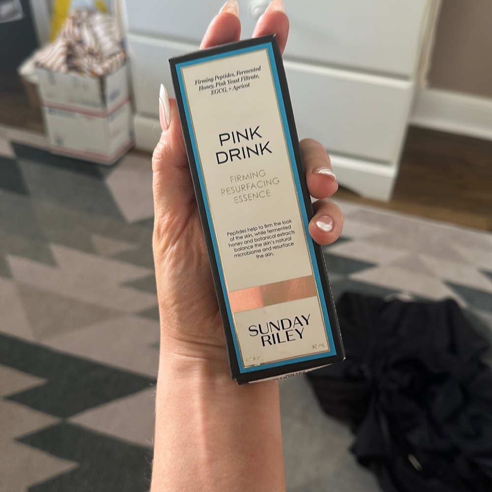 Pink drink firming and resurfacing essence from Sunday Riley